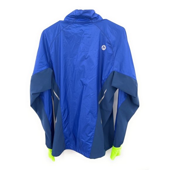 MARMOT Women’s M Blue Windstopper Full Zip Blue Pockets Jacket - Picture 4 of 5